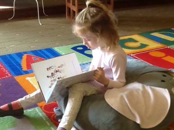 reading book