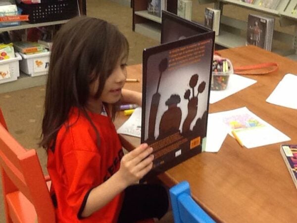 reading books