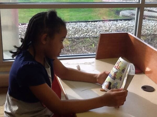 reading books
