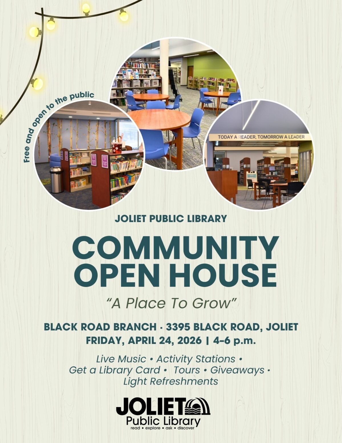 Community Open House flyer