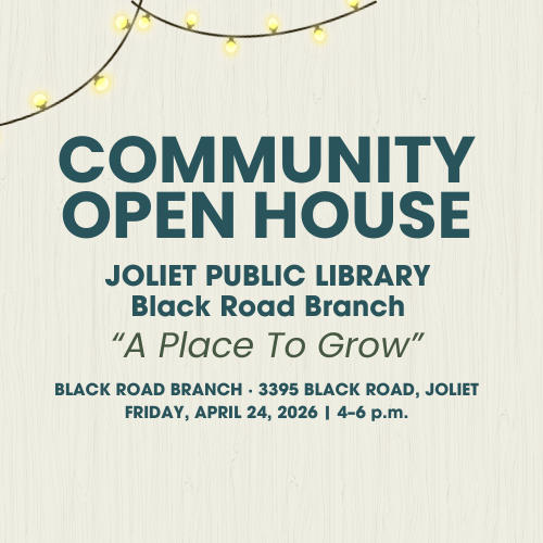 Community Open House Flyer for Black Road event on April 24 from 4-6 pm