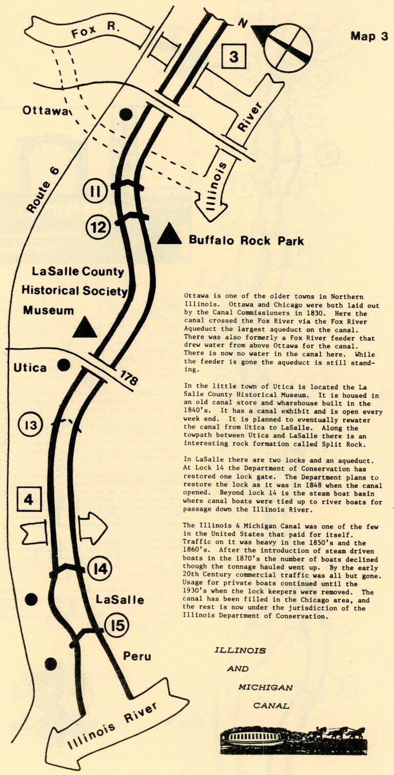 Illinois Canal Society Map. 3