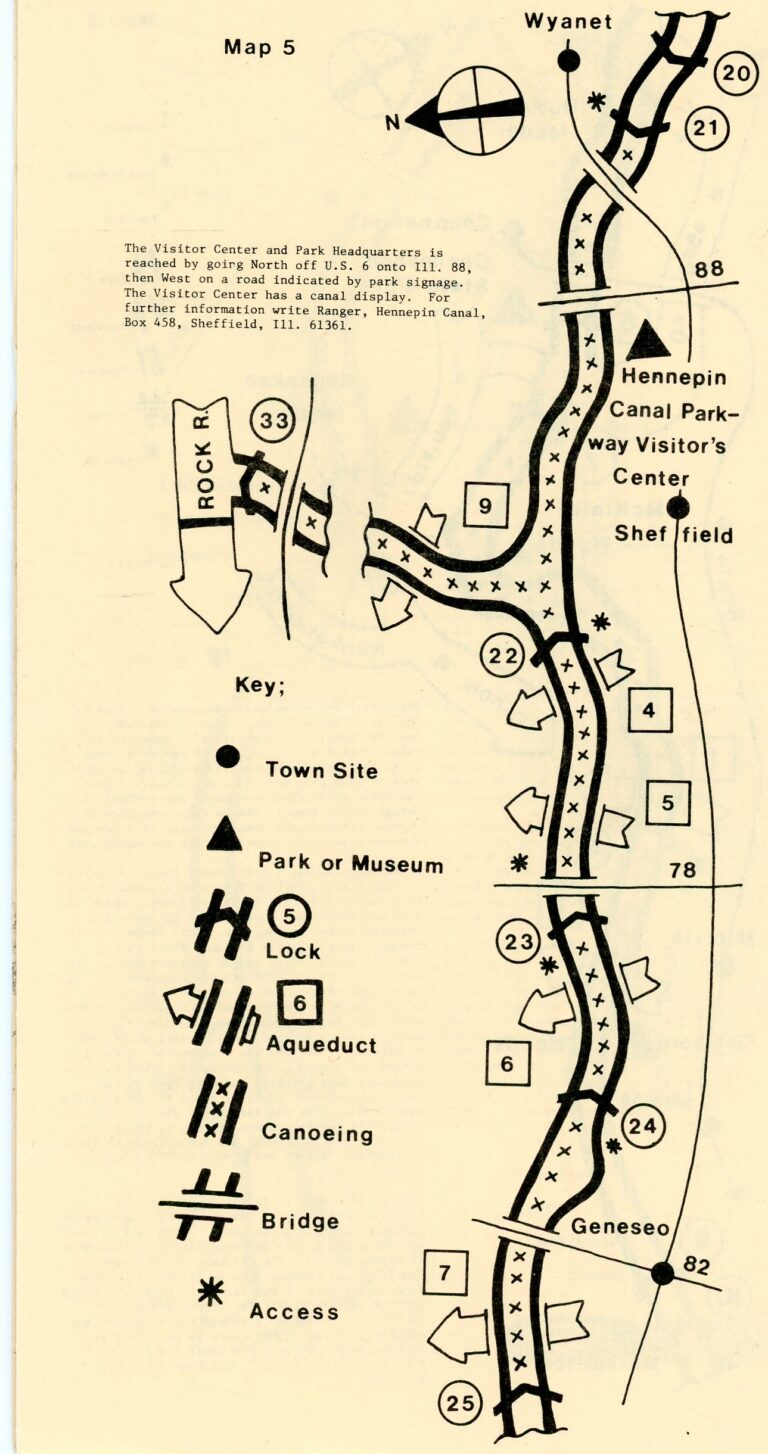 Illinois Canal Society Map. 5
