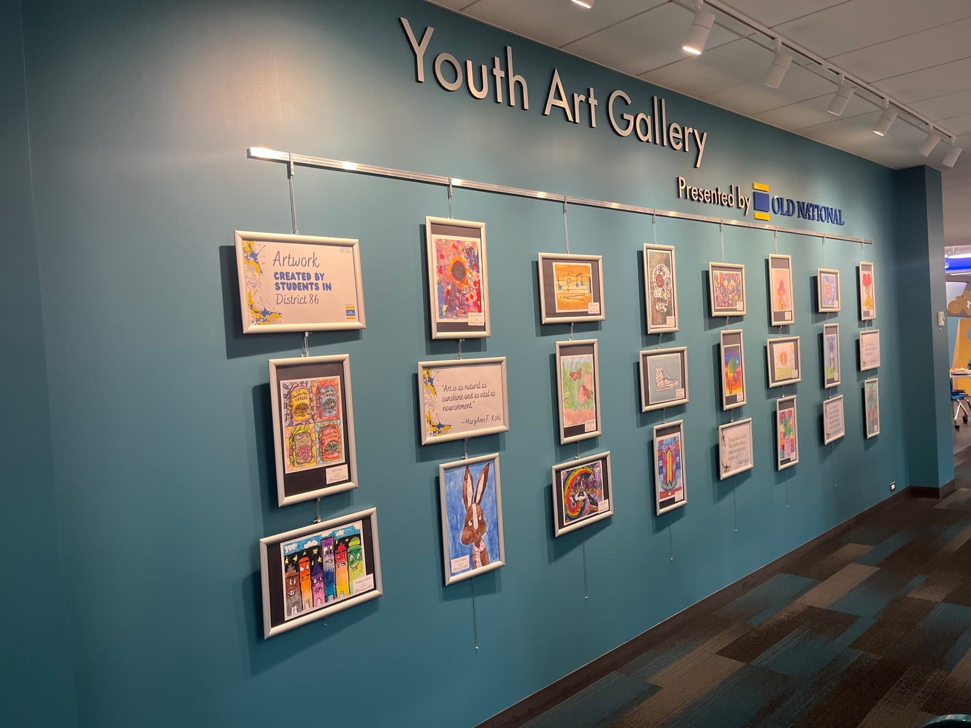 Joliet Public Library Unveils Youth Art Gallery Presented by Old