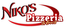 nikos pizzeria and grill logo